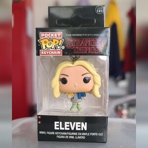 Stranger Things Eleven Pocket Pop! Keychain